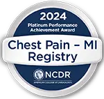 Chest Pain Registry Platinum Achievement Award